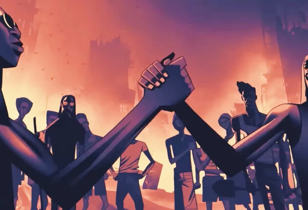 Любовь смерть и роботы кадры